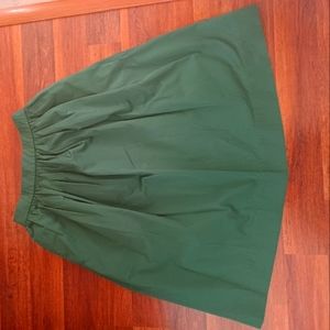 Zara Green A line Skirt